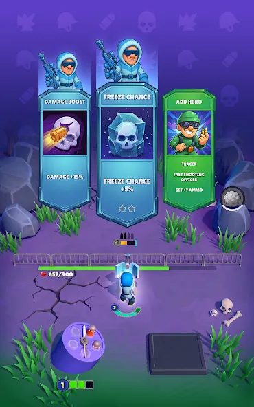 Bullet Heroes: TD RPG Shooter screenshot 12