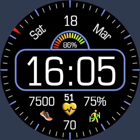 Iris4010 Digital Watch Face screenshot 12