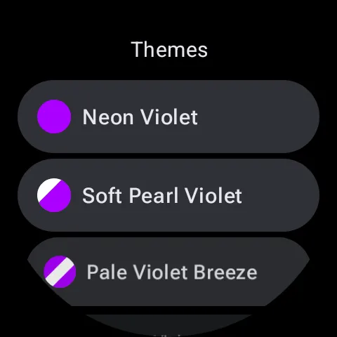 Lavender Large Watch Face screenshot 7