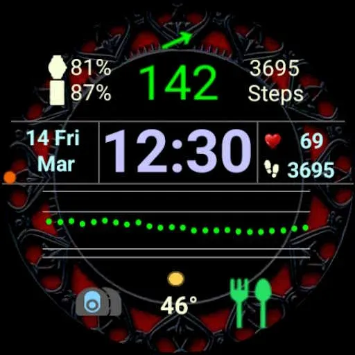 DMM14 Diabetic Watch Face screenshot 33