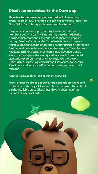 Dave - Fast Cash & Banking screenshot 6