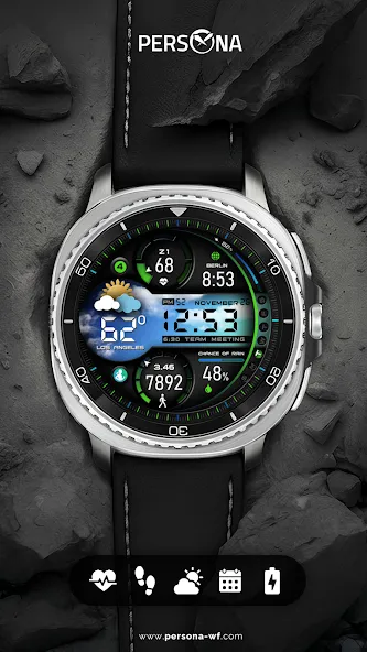 PER009 Sport Watch Face Mesa screenshot 6