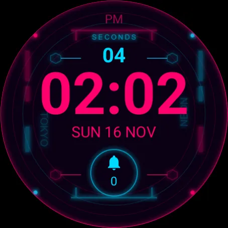 Neon Tokyo Watch Face screenshot 5