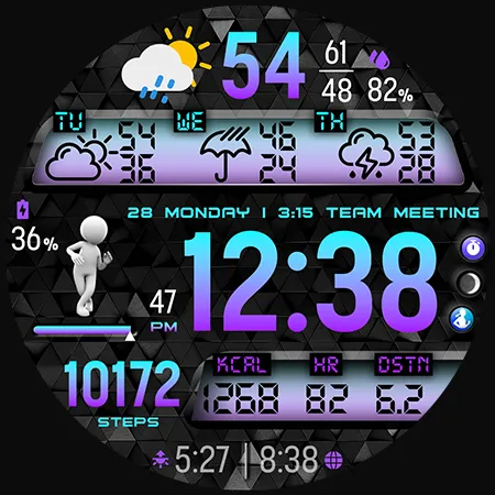 PER36 Digital Watch Face screenshot 45