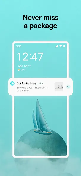 Route: Package Tracker screenshot 2