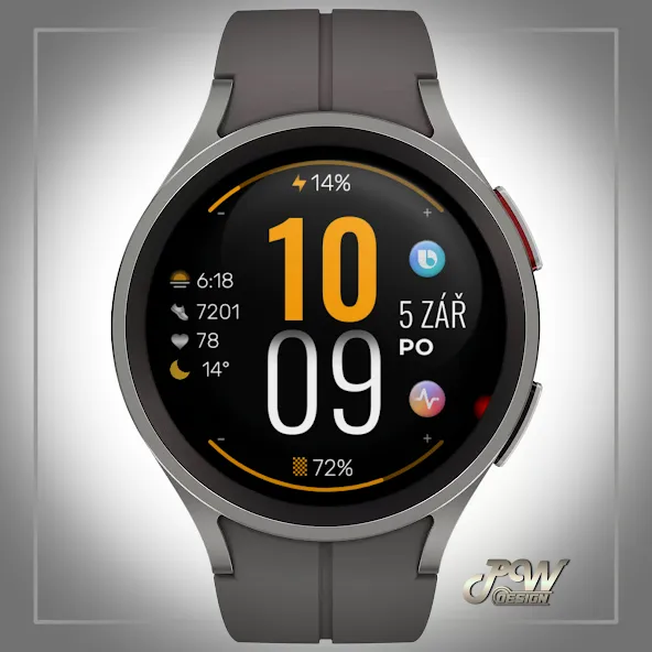 PW50 Digital Watch Face screenshot 3