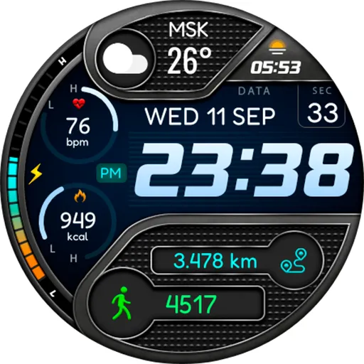 Digital Berulyk Watch Face screenshot 15