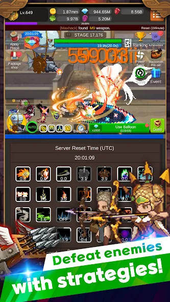 Iron knight : Nonstop Idle RPG screenshot 4