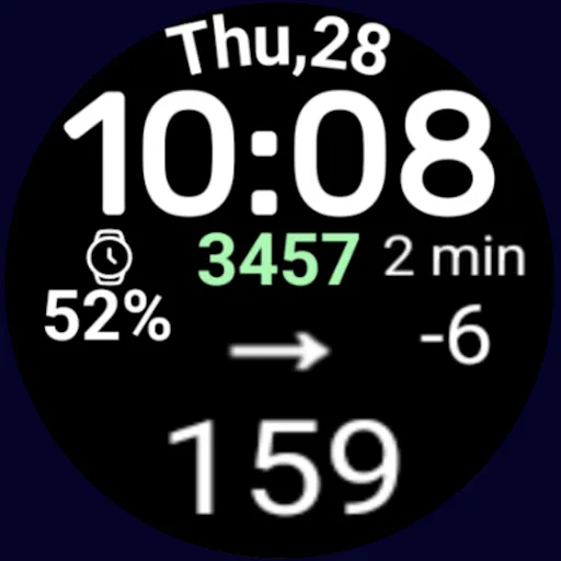 DMM6 Diabetic Watch Face XXL screenshot 4