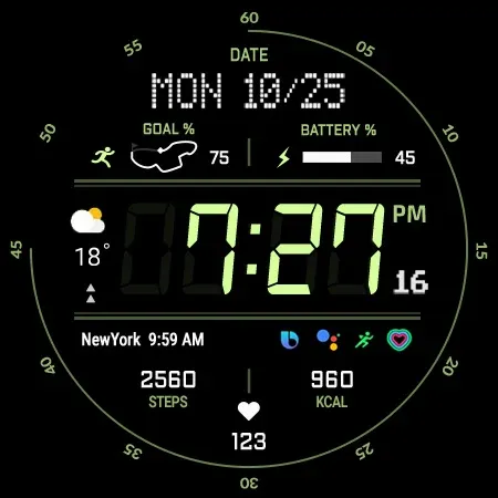 ACRO Enegy Fit Rev watchface screenshot 25
