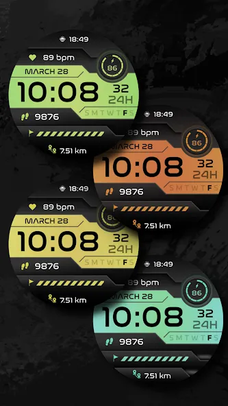 Flux Watch Face screenshot 6