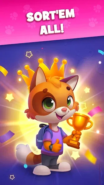 Kitty Sort: Twisted Tails screenshot 7