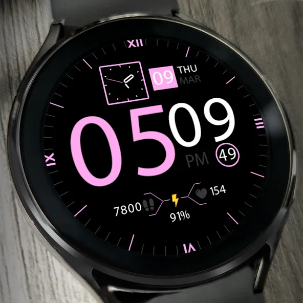 Key033 Hybrid Watch Face screenshot 3
