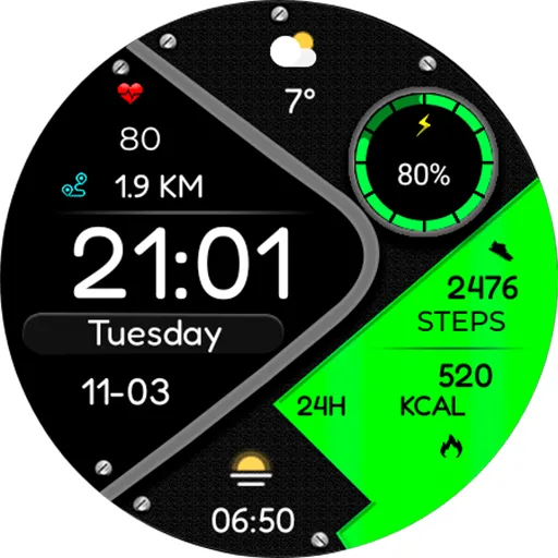 WHISPER HOLDINGS Watch Face screenshot 12