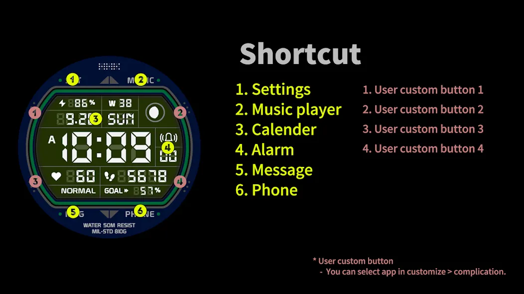 HMKWatch Digital 163 Invert screenshot 3