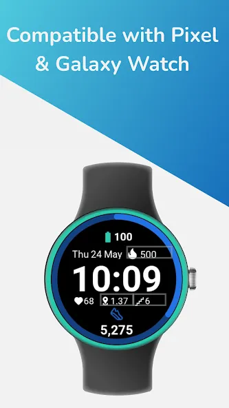 G Fit: Health Watch Face Wear screenshot 6