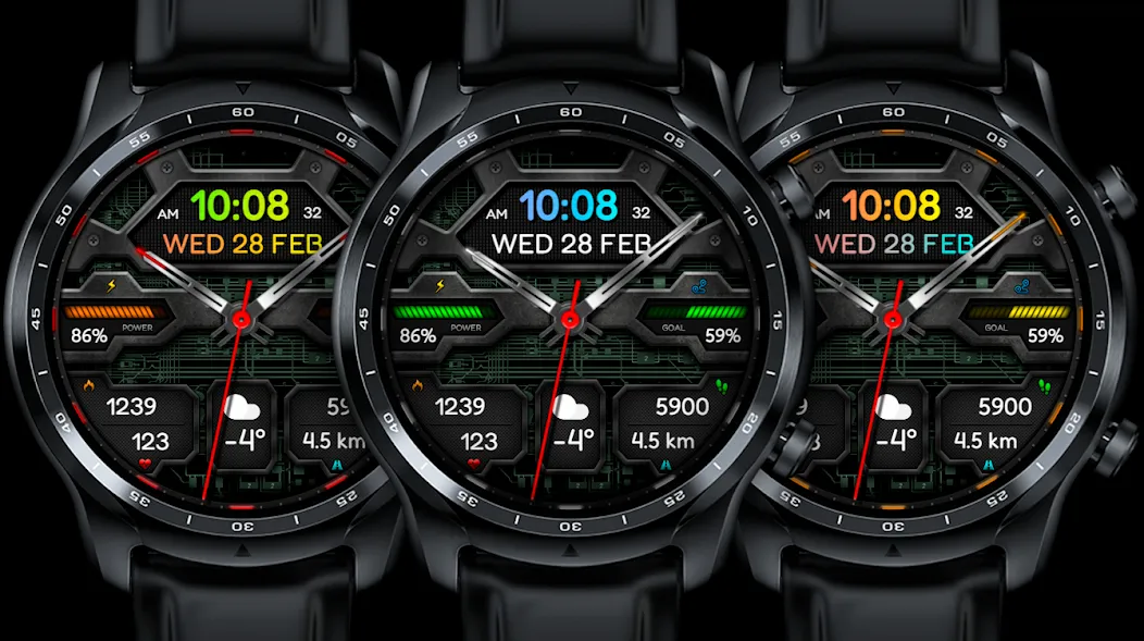 Hybrid VOLTAN URX96 Watch face screenshot 1