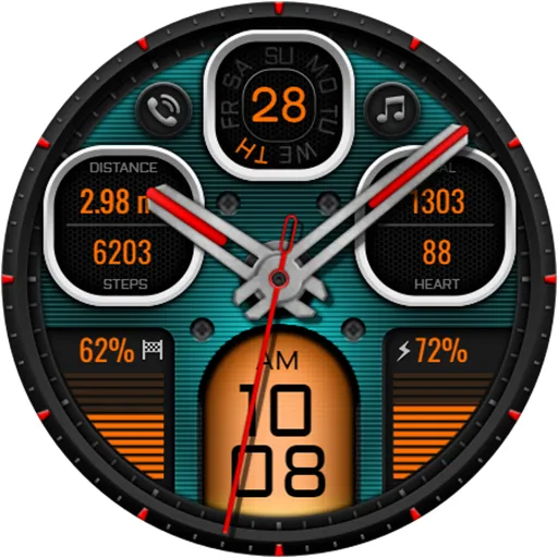 Hybrid TURAKON WS72 Watch face screenshot 22
