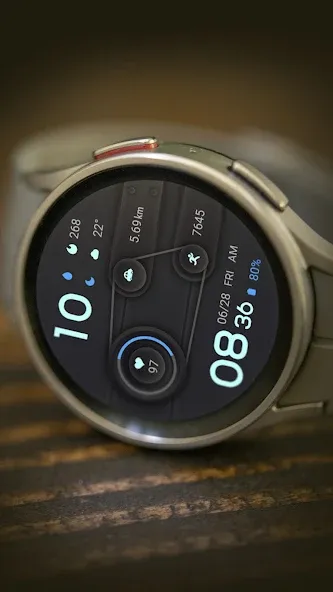 Blue Imitation For Wear OS screenshot 3