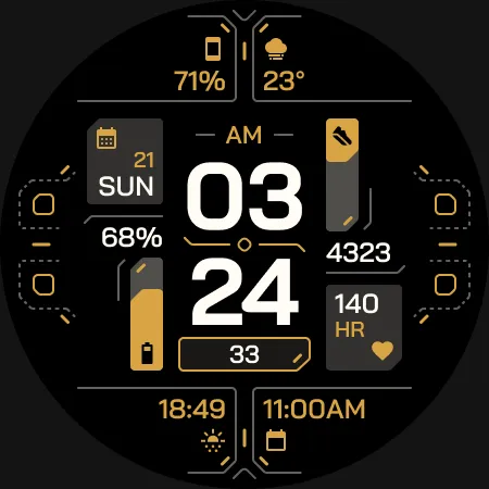 TKS 25 Circuit Watch Face screenshot 16