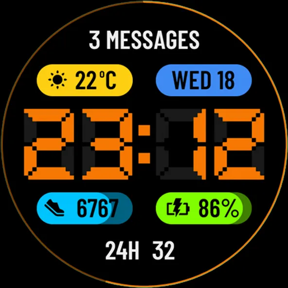Watch face CNW0032 screenshot 8