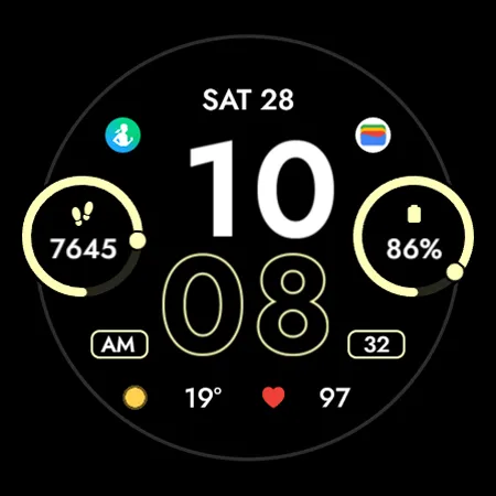 TVV Fitness 4 Watch Face screenshot 9