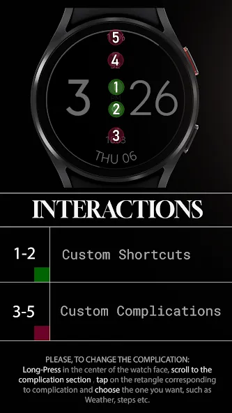 Battery v7 minimal watch face screenshot 8