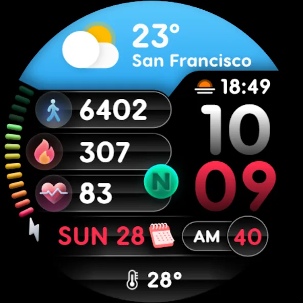 PRADO 68 Digital Watch Face screenshot 8