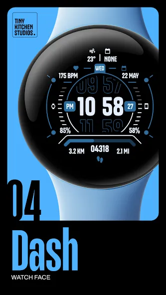 TKS 04 Dash Watch Face screenshot 1