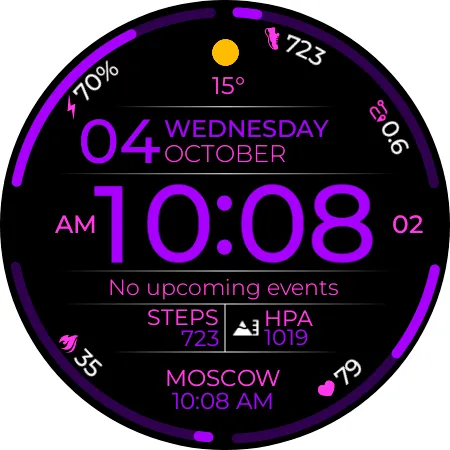 Chester Infinity watch face screenshot 18