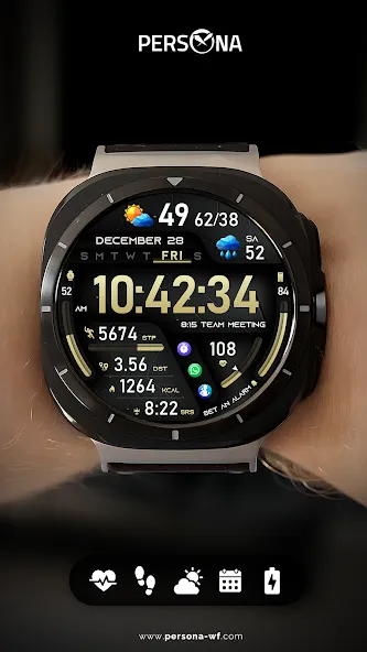 PER49 Digital Watch Face screenshot 6