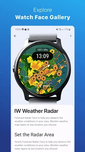 Weather for Wear OS screenshot 1