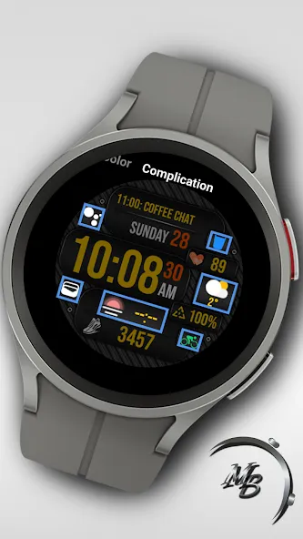 Digital Watch Face MB368 screenshot 7