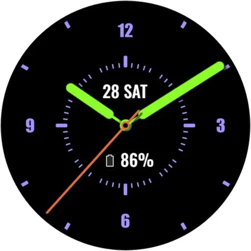 Minimalist watch face screenshot 38