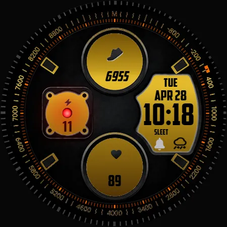 F7V5 - DIGITAL WATCH FACE screenshot 12