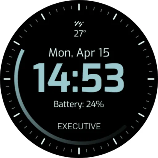 EXD036: Digital Watch Face screenshot 30