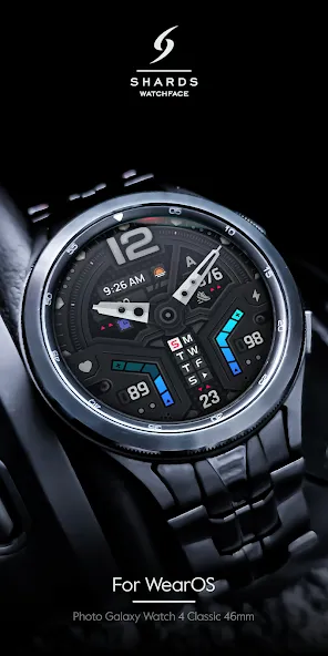 SH068 Watch Face, WearOS watch screenshot 2