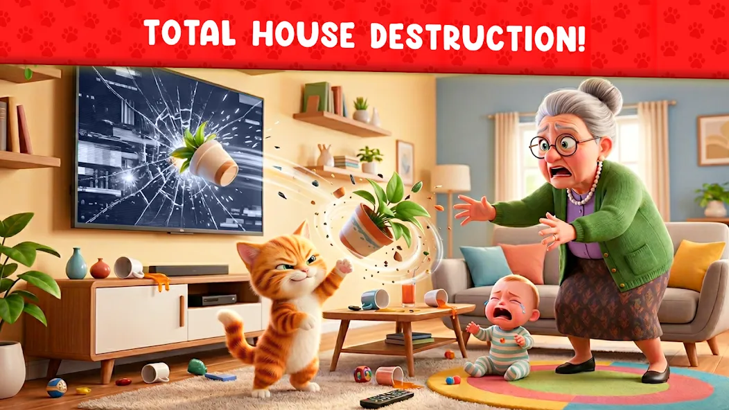 Granny Prank: Cat Simulator 3D screenshot 3