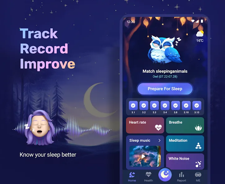 SleepTracker: Record & Improve screenshot 1