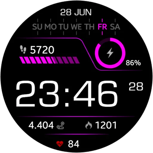 Digital Worko Watch Face screenshot 18