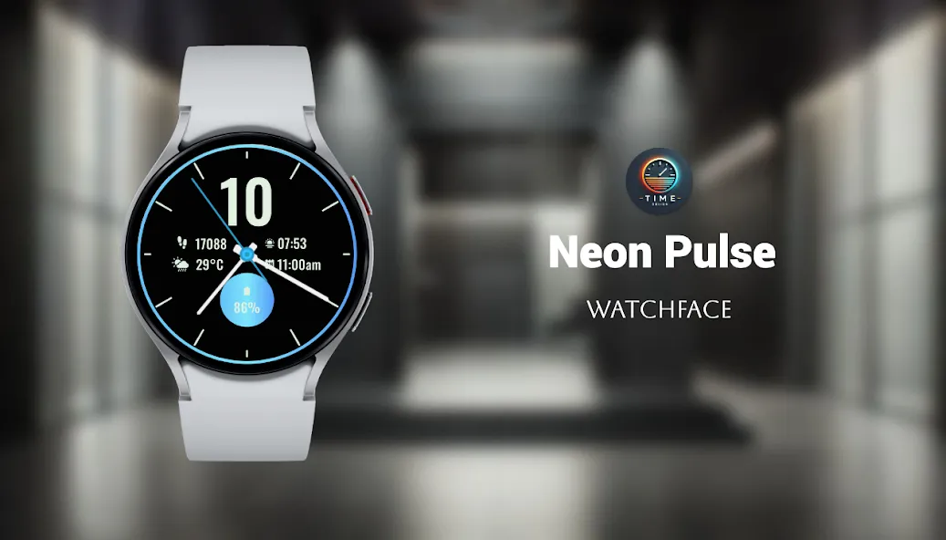 Neon Pulse Watch Face screenshot 1