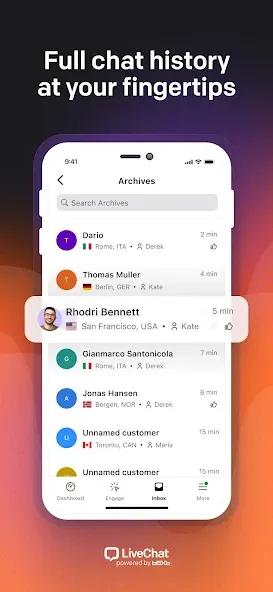 LiveChat - Customer service screenshot 5