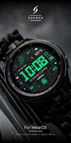 SH070 Watch Face, WearOS watch screenshot 5