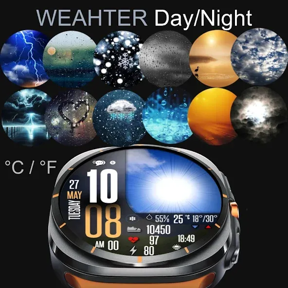 Animated Weather Modern IW07 screenshot 5