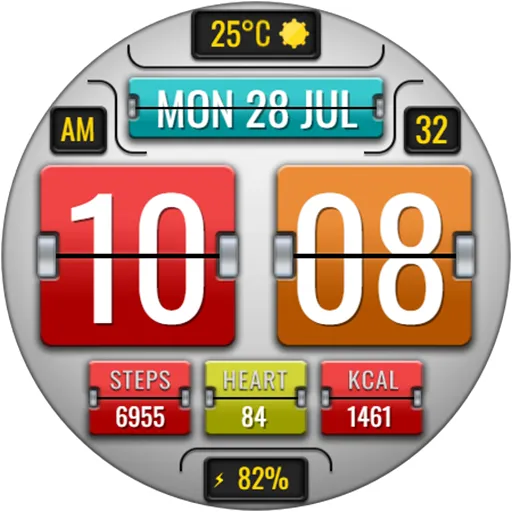 DIGI FLIPNOUR CTS35 Watch face screenshot 19