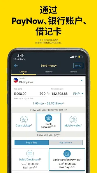 美国西聯匯款 汇款 screenshot 7