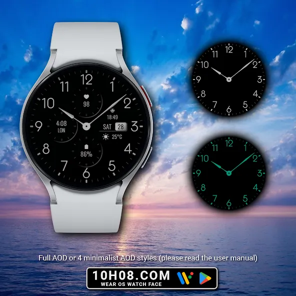 Watch face 10h08.com #133 screenshot 6