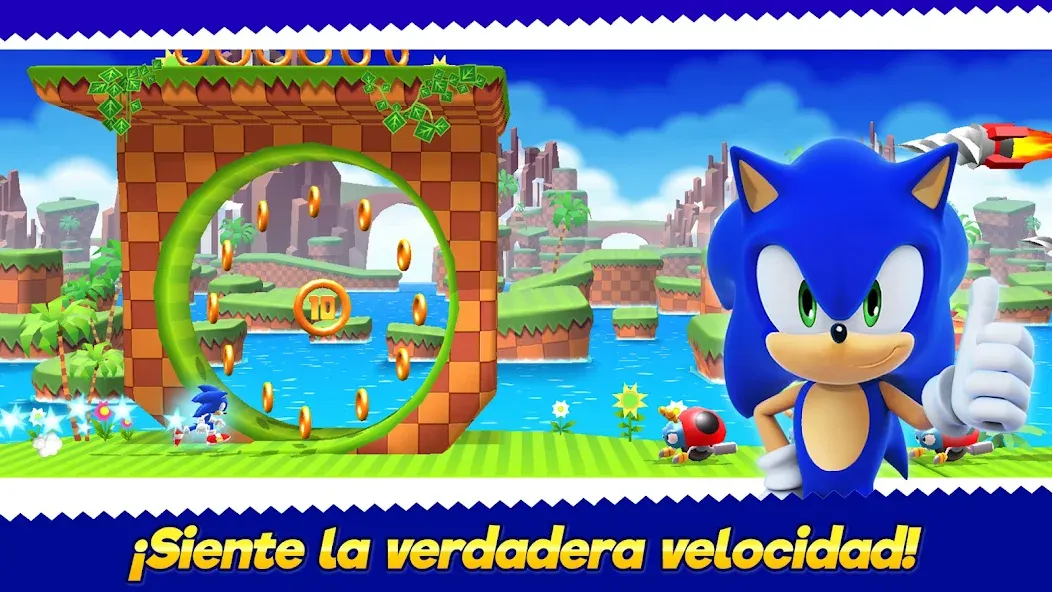 Sonic Runners Adventure juego screenshot 1