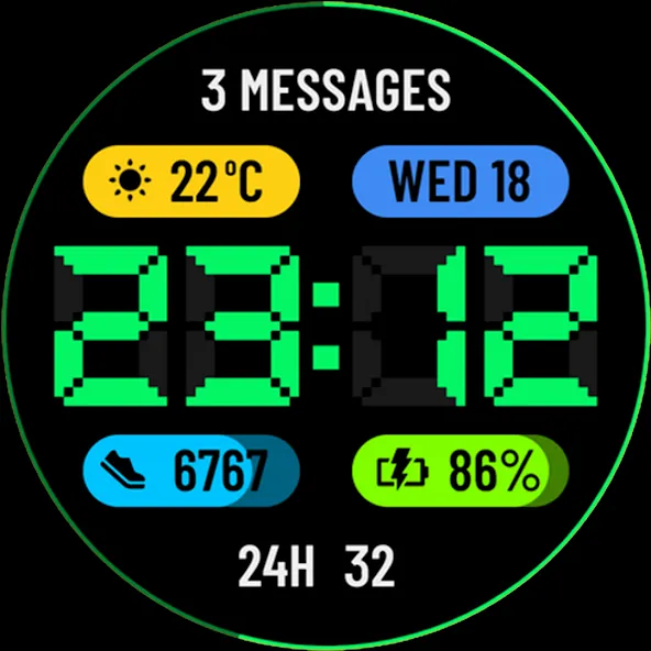 Watch face CNW0032 screenshot 32