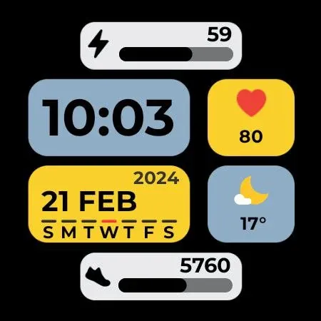Night 52 - watch face screenshot 23